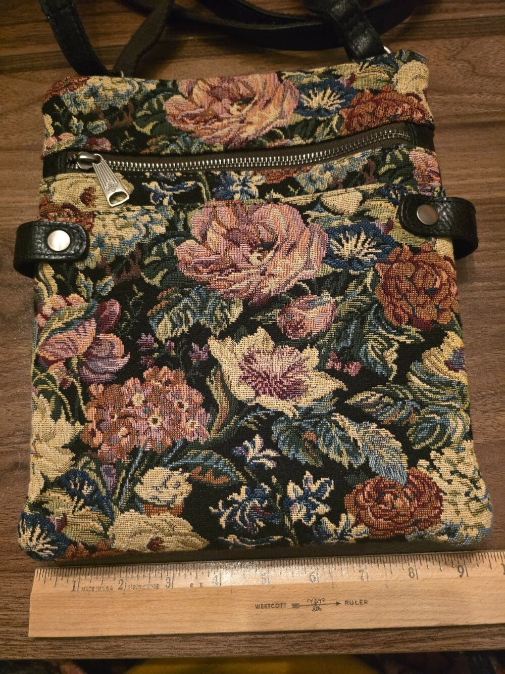 Patricia Nash Prizzi Woven Floral Shoulder Bag